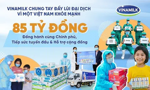Vinamilk đẩy mạnh hành trình tiếp sức tuyến đầu trong giai đoạn cao điểm chống dịch tại 50 Bệnh viện trên cả nước