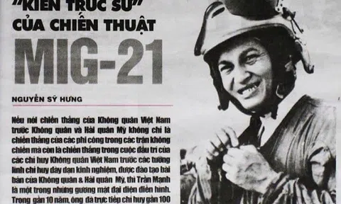 Tướng Trần Mạnh với đài Ra đa dẫn đường