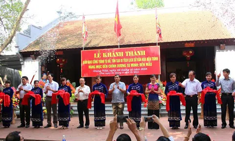 Thái Nguyên: Di tích lịch sử văn hóa Đền Trình và sự tích Sông Tiên
