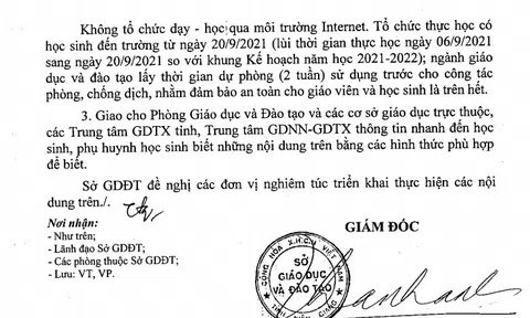 Kiên Giang: Giáo viên mong Sở Giáo dục có hướng dẫn về việc giáo viên có cần phải xây dựng kế hoạch dạy học theo 03 phương án?