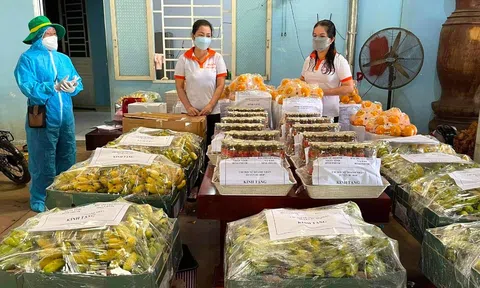 Quà quê từ Bình Phước vừa đến với 700 sinh viên và hộ gia đình ở TP HCM