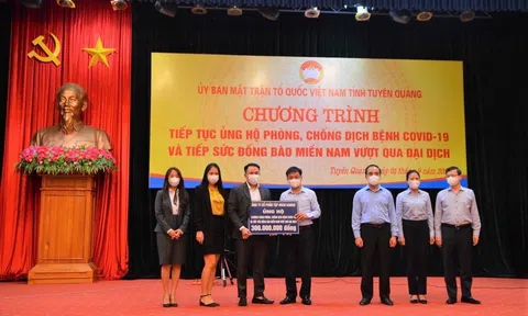 Danko Group ủng hộ 300 triệu đồng cho công tác phòng chống Covid-19 tỉnh Tuyên Quang