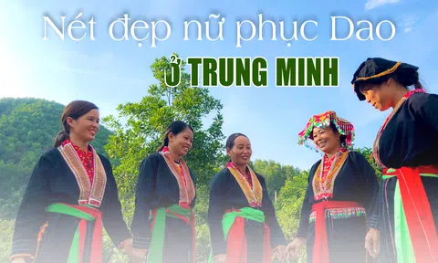 Tuyên Quang: Nét đẹp nữ phục Dao ở Trung Minh