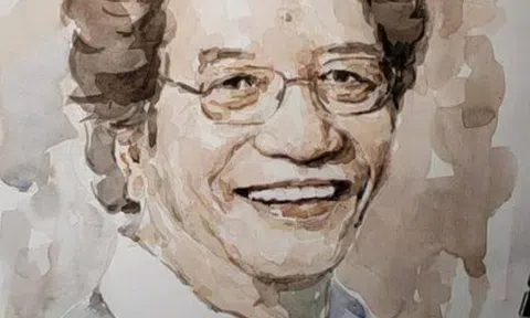 Anh viết về sông về núi, mà cứ như tự họa về mình...