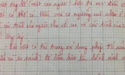 Bé lớp 5 chê bố không bằng phụ huynh nhà người ta qua bài văn miêu tả về bố