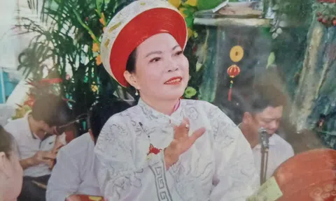 Nghệ nhân, đồng thầy Phạm Thị Dung – Nhất tâm phụng sự Phật Thánh