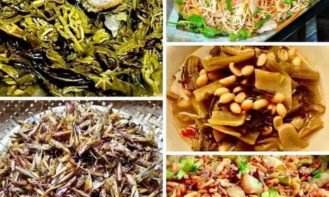 Thức ăn thời xưa ở làng tôi