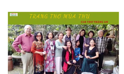 Trang thơ mùa thu của các thi sĩ thơ Tràng An
