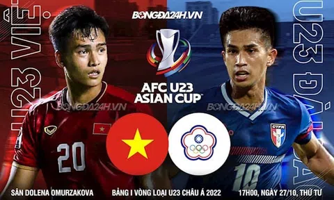 Vòng loại U.23 châu Á: U23 Việt Nam - U23 Đài Loan