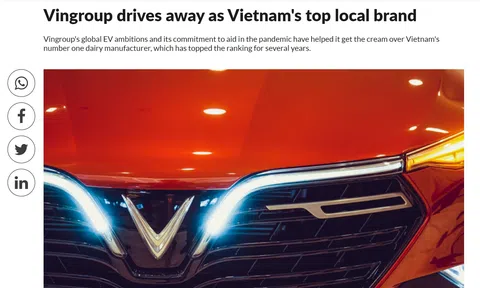 Vingroup trở thành thương hiệu được yêu thích nhất vì “đã làm bùng lên niềm tự hào dân tộc của nhiều người Việt Nam”