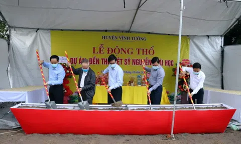Vĩnh Phúc: Vĩnh Tường động thổ xây dựng đền thờ Nguyễn Thái Học tại thị trấn Thổ Tang