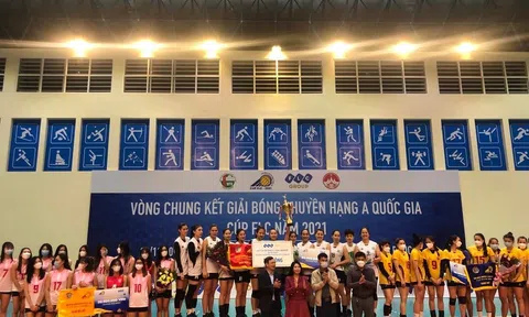 Đội bóng chuyền nữ Bamboo Airways Vĩnh Phúc giành tấm vé chơi ở giải Vô địch quốc gia 2022
