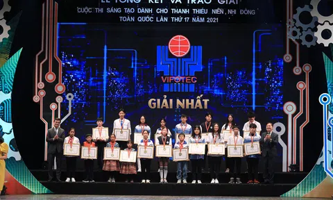 106 mô hình đoạt giải Cuộc thi Sáng tạo thanh, thiếu niên, nhi đồng toàn quốc năm 2021