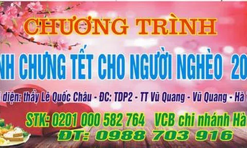 Chương trình "Quà tết cho người nghèo 2022"