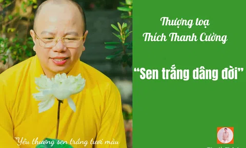 Thượng toạ Thích Thanh Cường - “Sen trắng dâng đời”