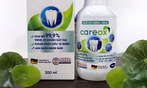 Xóa tan nỗi lo các bệnh về răng miệng và tai mũi họng với Nước súc miệng – họng Careox