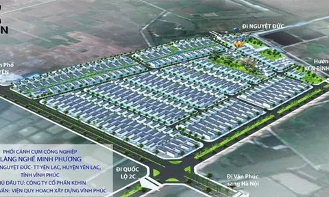 Vĩnh Phúc: Cụm công nghiệp làng nghề Minh Phương thu hút đầu tư