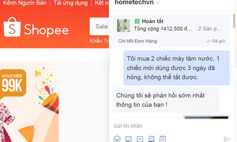 Văn hóa ứng xử của hometechvn kém thế sao?