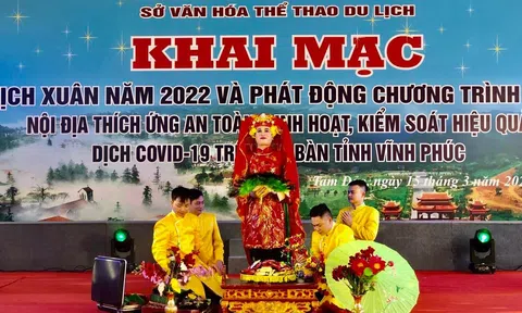 Vĩnh Phúc: Khai mạc du lịch Xuân năm 2022, thích ứng an toàn, linh hoạt phòng chống hiệu quả dịch Covid-19