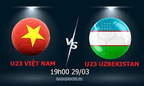 Giao hữu U23 Dubai CUP - U23 VN vs U23 Uzbekistan - 0:1