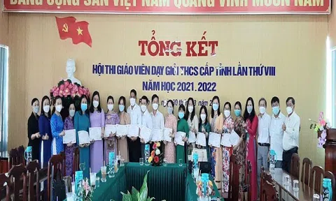 Kiên Giang: 386 giáo viên đạt danh hiệu giáo viên dạy giỏi THCS cấp tỉnh