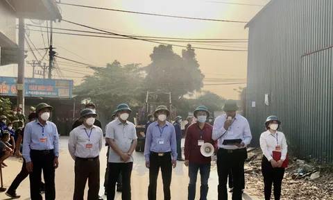 Vĩnh Phúc: Tháo dỡ công trình xây dựng trái phép ở thị trấn Thổ Tang
