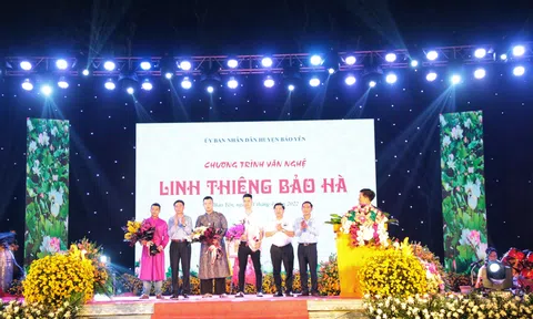 Chương trình văn nghệ “Linh thiêng Bảo Hà” tại Di tích lịch sử văn hóa Quốc gia Đền Bảo Hà (xã Bảo Hà, huyện Bảo Yên, tỉnh Lào Cai), diễn ra thành công tốt đẹp