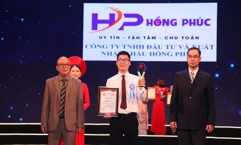 Công Ty TNHH Đầu Tư Và Xuất Nhập Khẩu Hồng Phúc khẳng định bản lĩnh: Top 100 “Thương hiệu – Nhãn hiệu nổi tiếng Châu Á – Thái Bình Dương” năm 2022.