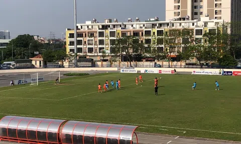 Hải Nam Vĩnh Yên - Vĩnh Phúc đánh rơi 2 điểm trước Trẻ SHB Đà Nẵng
