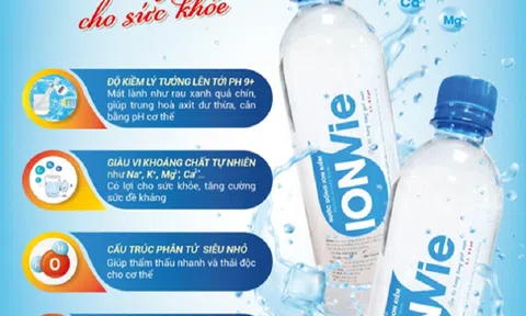 Nước ion kiềm IONVie - Công nghệ Nhật cho người Việt