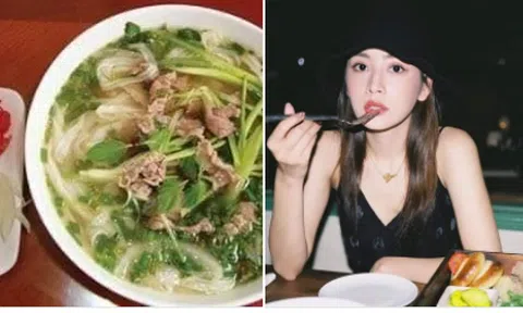 Khi " mĩ nhân" đi ăn phở