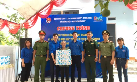 Khánh thành công trình thanh niên tại xã Hoàng Diệu,  Chương Mỹ (Hà Nội)