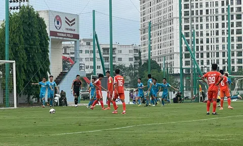Hòa đội Trẻ SHB  Đà Nẵng, Hải Nam Vĩnh Yên - Vĩnh Phúc vươn lên vị trí nhất bảng A