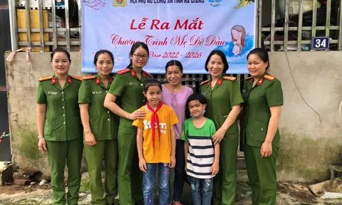 Hà Giang: Ấm lòng Chương trình “Mẹ đỡ đầu” của phụ nữ Công an tỉnh