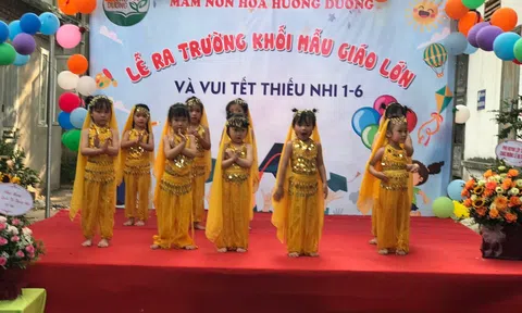Hà Nội: Tết Thiếu nhi ở Trường Mầm non Hoa Hướng Dương