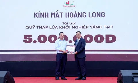 Kính mắt Đồng hồ Hoàng Long đồng hành cùng “Ngày hội Học sinh, sinh viên Đổi mới sáng tạo, Nghiên cứu khoa học, Khởi nghiệp - ULIS Fire Day 5.0”