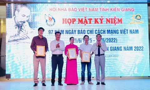 Kiên Giang: Trao giải báo chí năm 2022