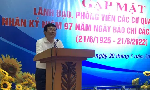 Vĩnh Phúc: Gặp các cơ quan báo chí nhân dịp kỷ niệm 97 năm Ngày cách mạng báo chí Việt Nam