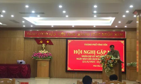 Vĩnh Phúc: TP Vĩnh Yên gặp mặt các cơ quan báo chí nhân kỷ niệm 97 năm Ngày Báo chí cách mạng Việt Nam