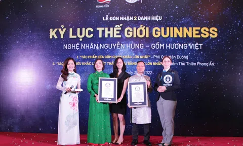 Kỷ lục thế giới Guinness vinh danh gốm Việt Nam