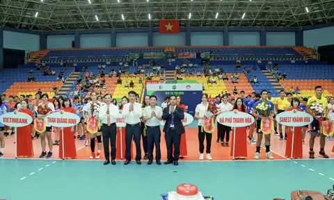 Khai mạc Giải Bóng chuyền Vô địch quốc gia Cúp Hóa chất Đức Giang năm 2022
