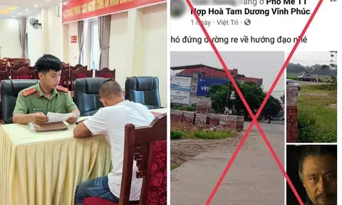 Vĩnh Phúc: Công an huyện Tam Dương xử phạt trường hợp đăng tải thông tin xúc phạm danh dự, nhân phẩm của CSGT