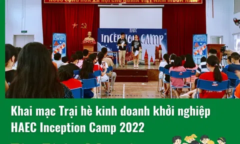 Khai mạc Trại hè kinh doanh khởi nghiệp HAEC Inception Camp 2022: The Elder Wand