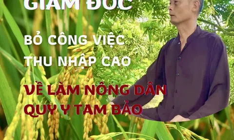 Gương sáng văn hoá: Hưng Yên – Giám đốc bỏ công việc thu nhập cao về làm nông nghiệp và học Phật