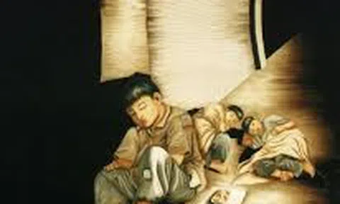 Thằng bé đánh giày