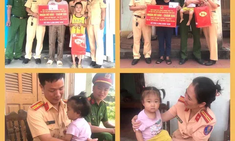 Vĩnh Phúc: Công an huyện Tam Đảo tiếp nối hành trình trao gửi yêu thương, nhận đỡ đầu, chăm sóc 2 cháu có hoàn cảnh đặc biệt khó khăn