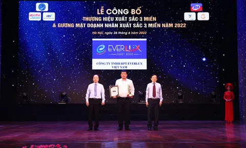 Công Ty TNHH HPT Everlux Việt Nam khẳng định bản lĩnh: Top 10 “Thương hiệu xuất sắc 3 miền & Gương mặt Doanh nhân xuất sắc 3 miền” năm 2022.