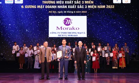Morako khẳng định bản lĩnh: Top 10 “Thương hiệu xuất sắc 3 miền” năm 2022