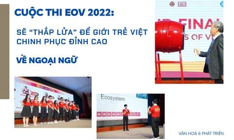 Cuộc thi EOV 2022: Sẽ “thắp lửa” để giới trẻ Việt chinh phục đỉnh cao về ngoại ngữ