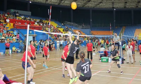 Vĩnh Phúc: Giải vô địch Cúp các câu lạc bộ bóng chuyền hơi có 60 đội tham dự